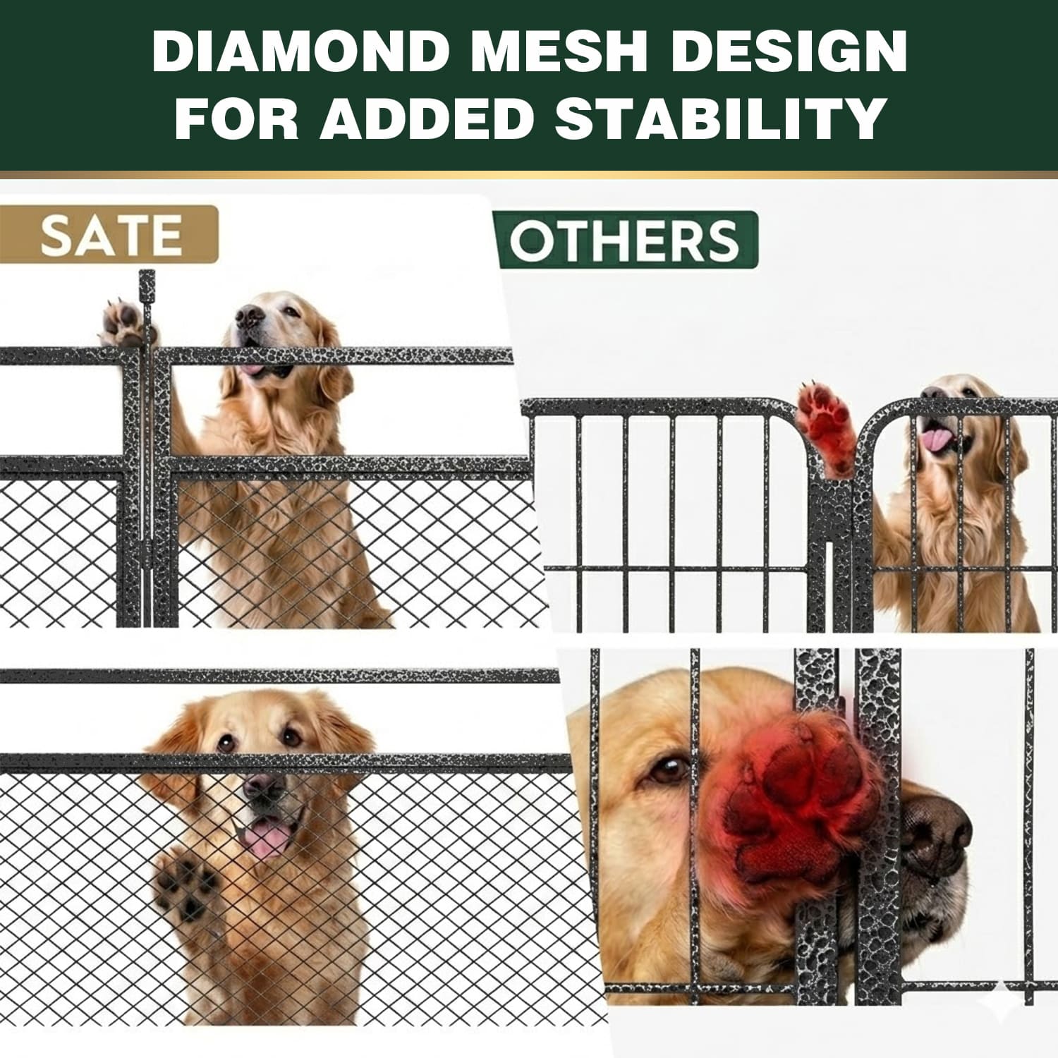 Mesh Secure Garden Fence