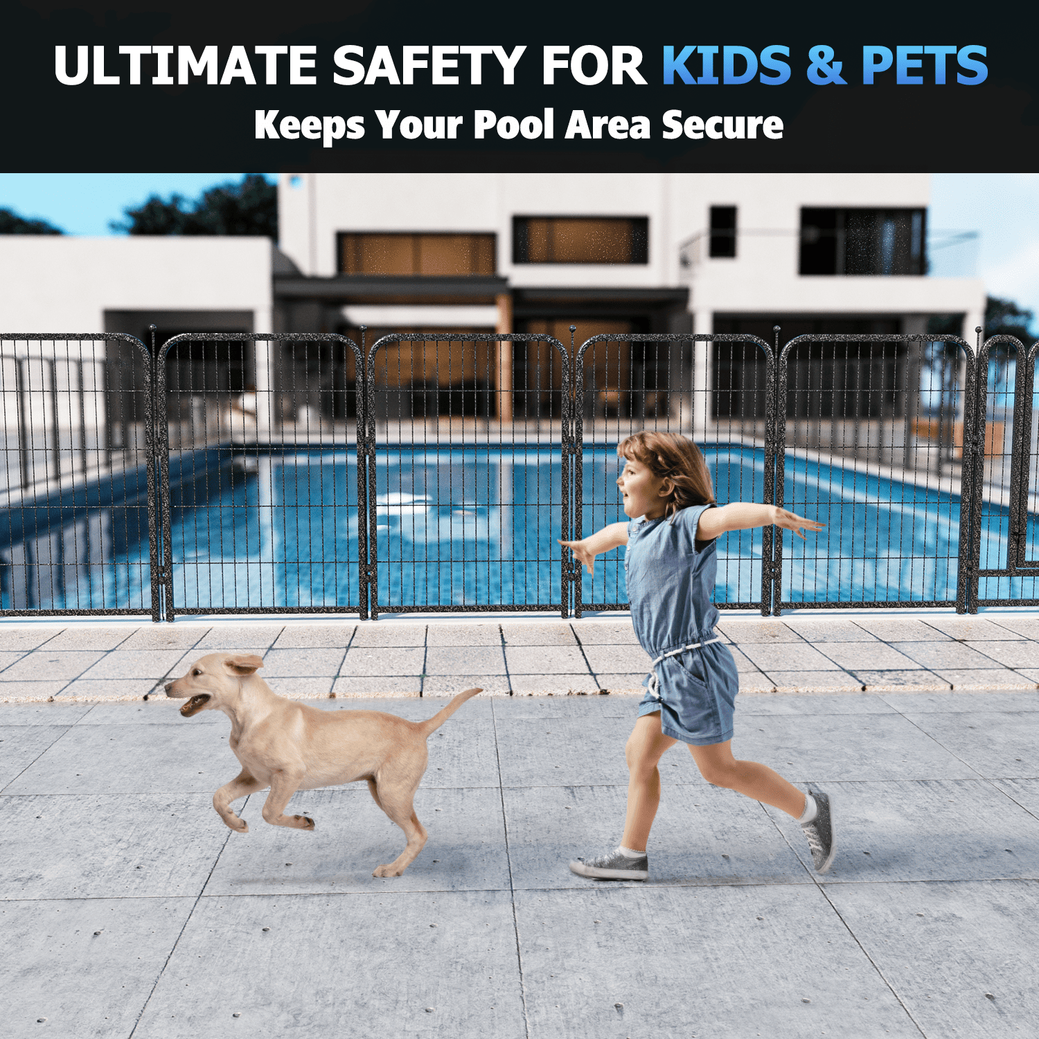 Wire Secure Pool Fence