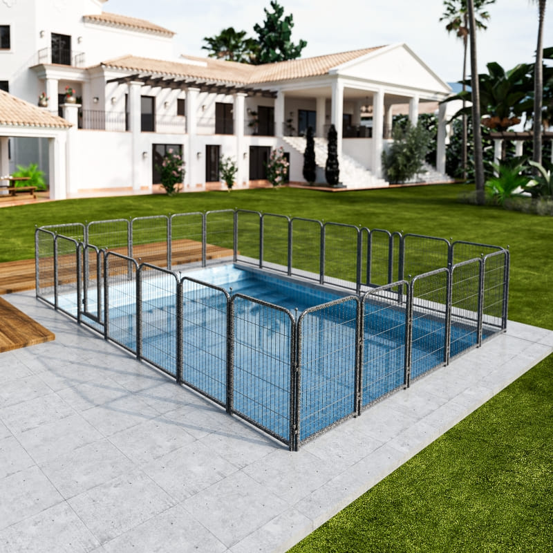 Wire Secure Pool Fence