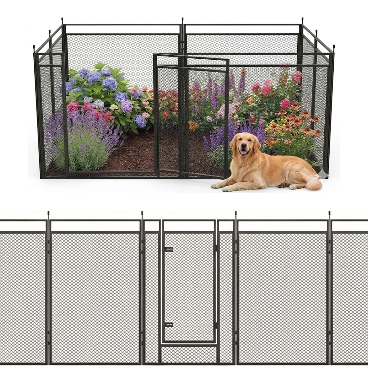 Mesh Secure Garden Fence