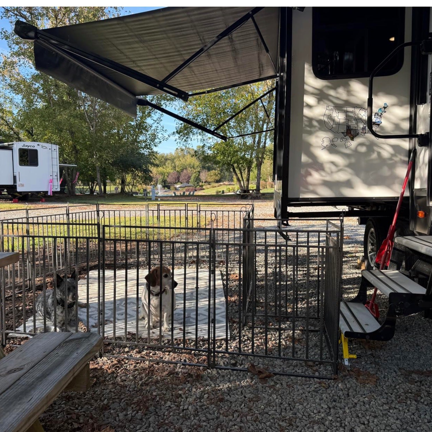 RV Adjustable Dog Fence