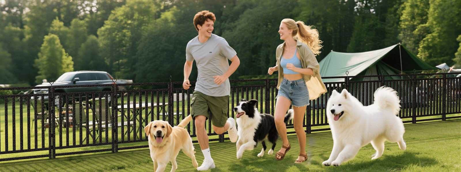 dog fence outdoor for yard