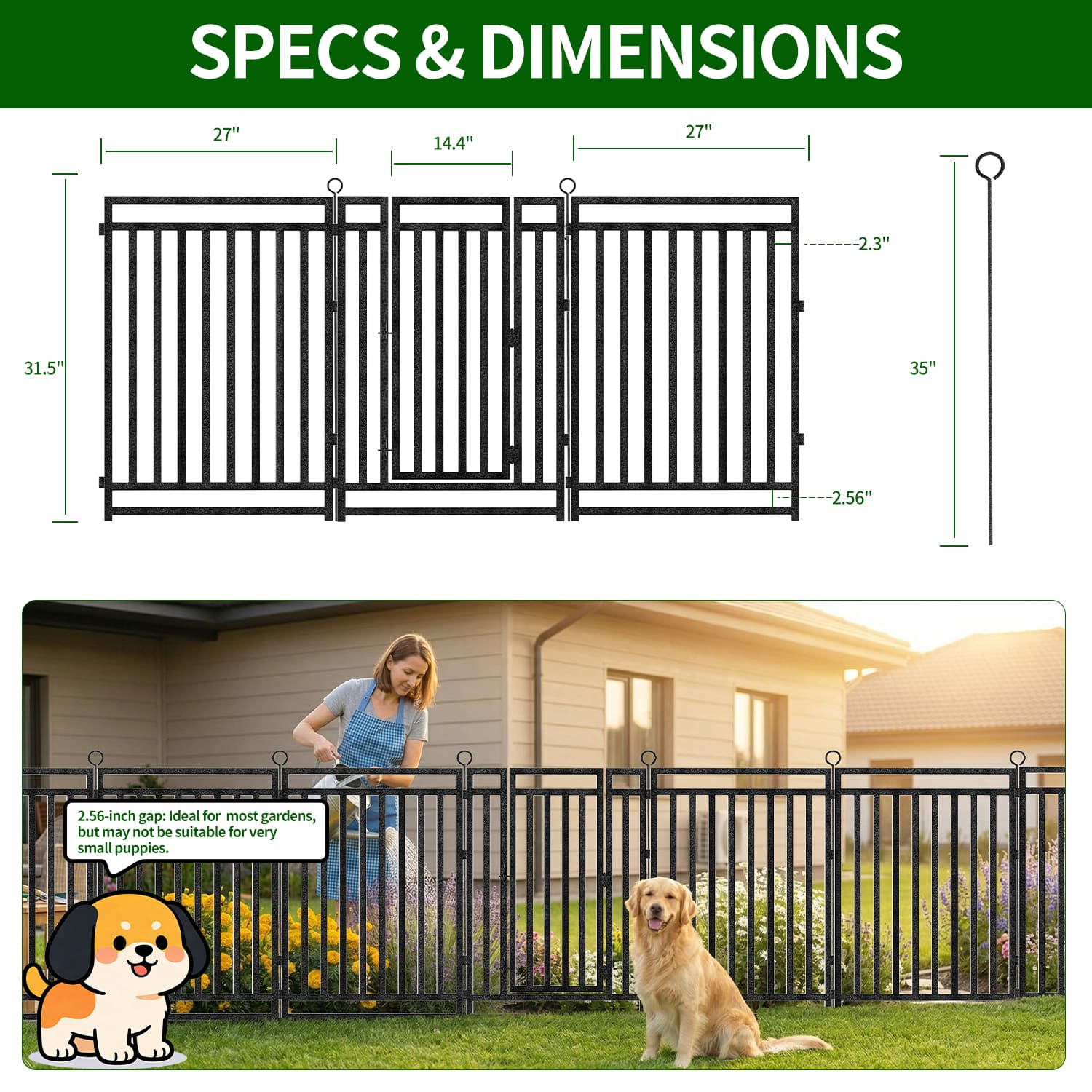 Escape-Proof Yard Fence