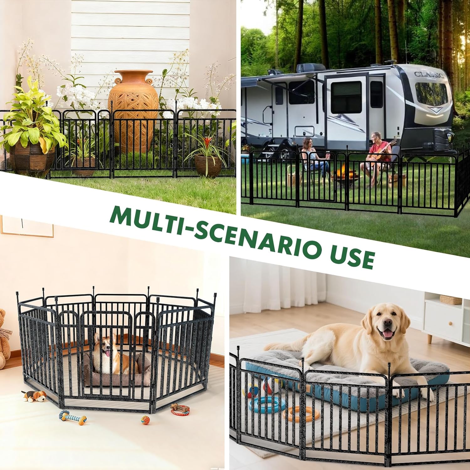 Curved Protection Dog Pen