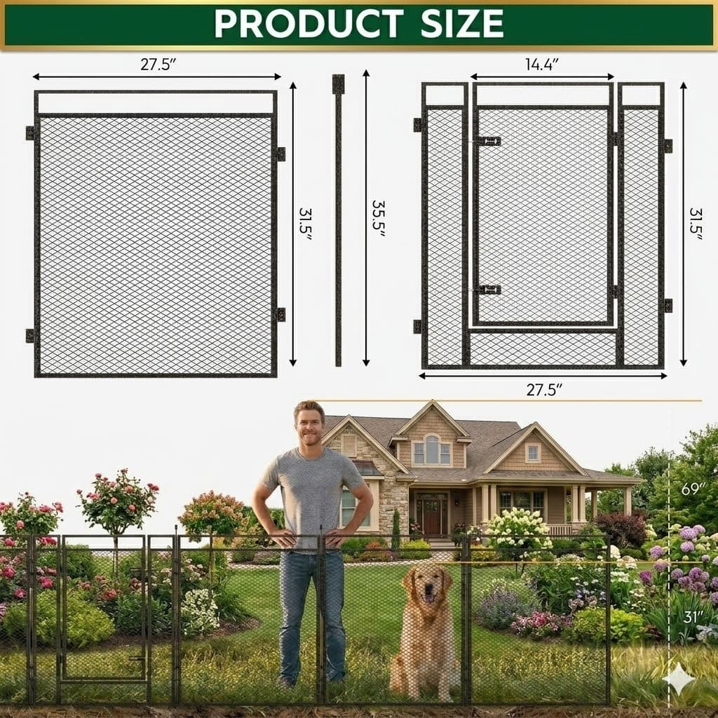Mesh Secure Garden Fence