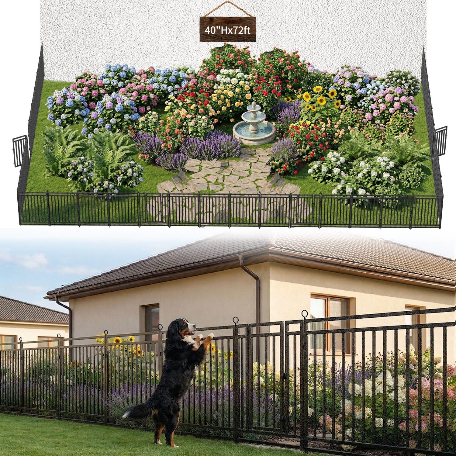 Escape-Proof Yard Fence