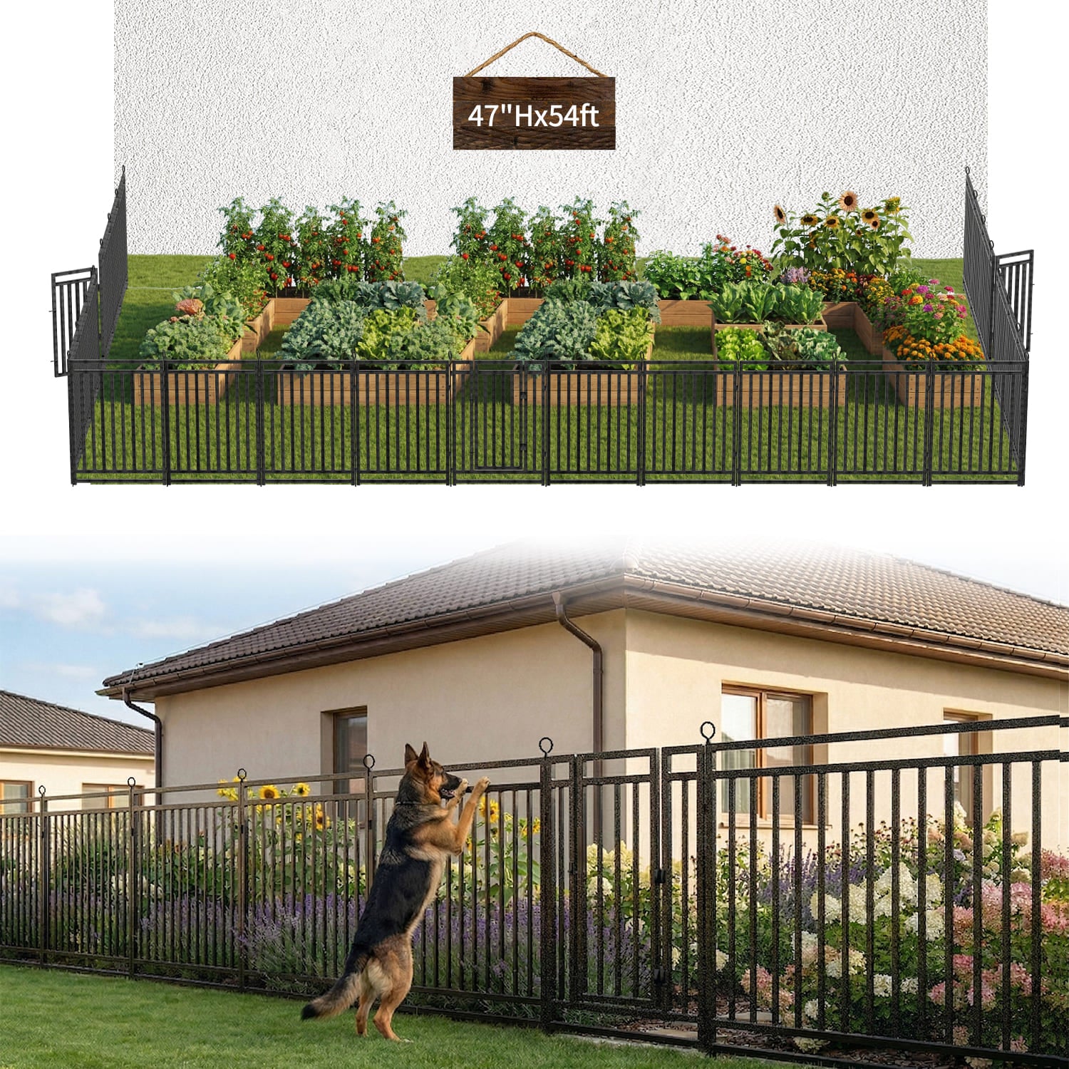 Escape-Proof Yard Fence