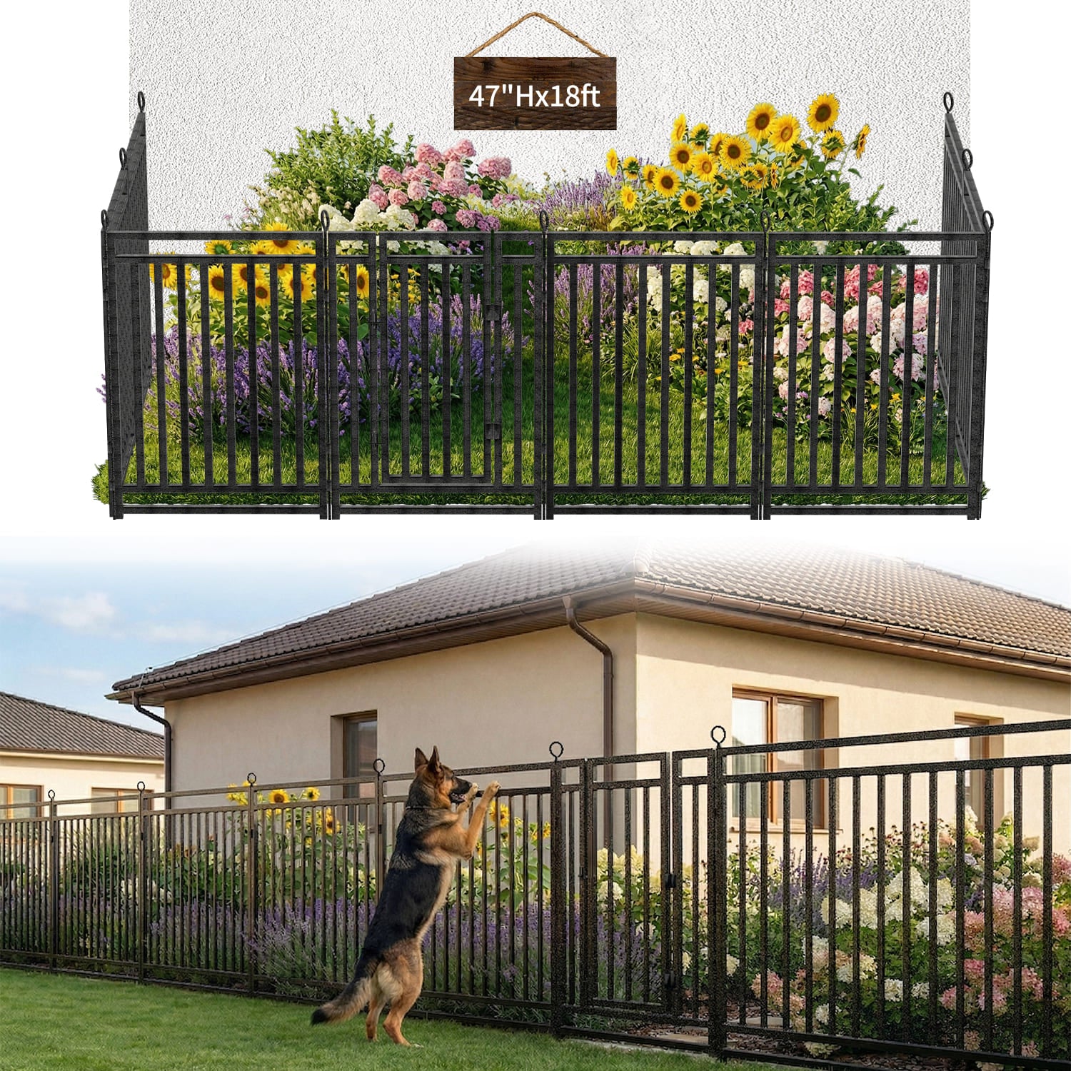 Escape-Proof Yard Fence