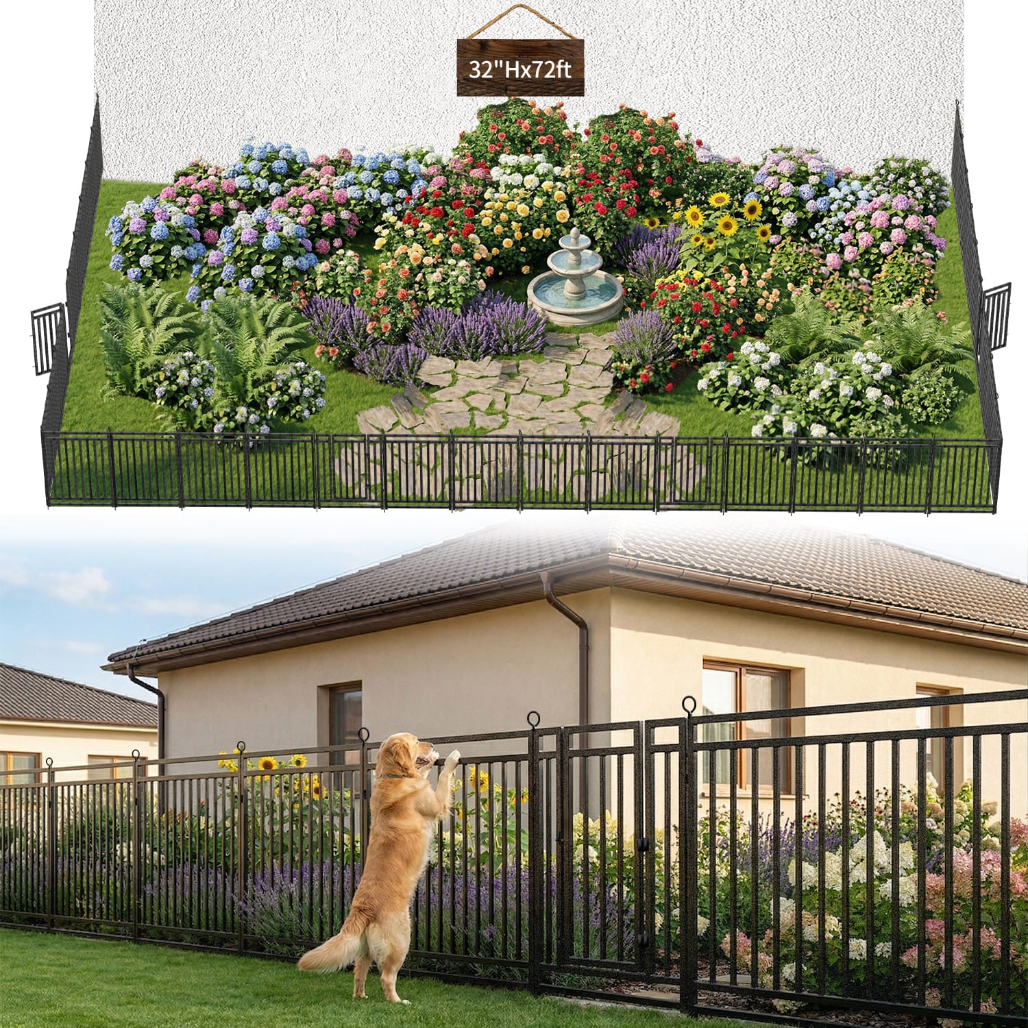 Escape-Proof Yard Fence