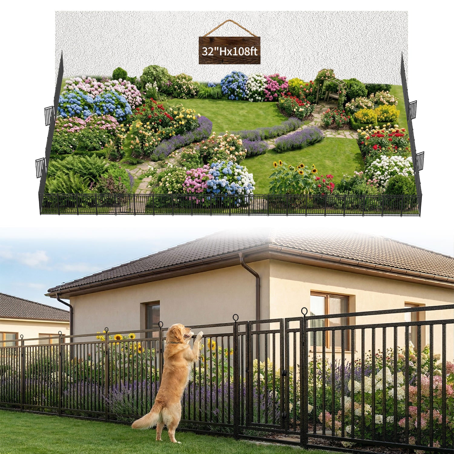 Escape-Proof Yard Fence
