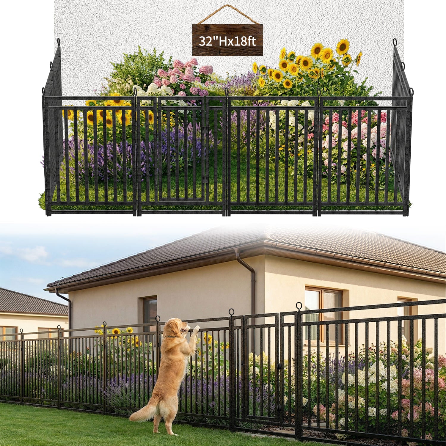 Escape-Proof Yard Fence