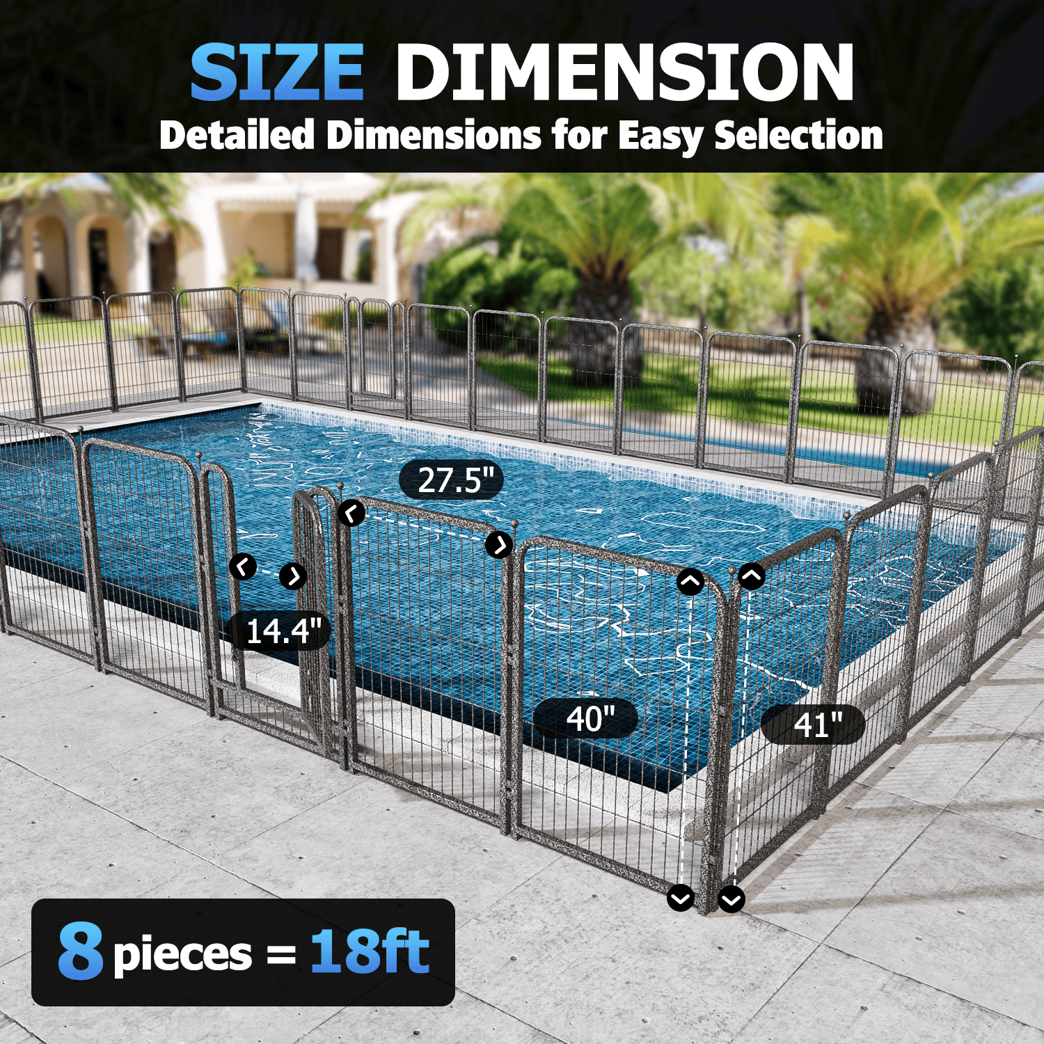 Wire Secure Pool Fence