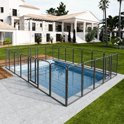 Wire Secure Pool Fence