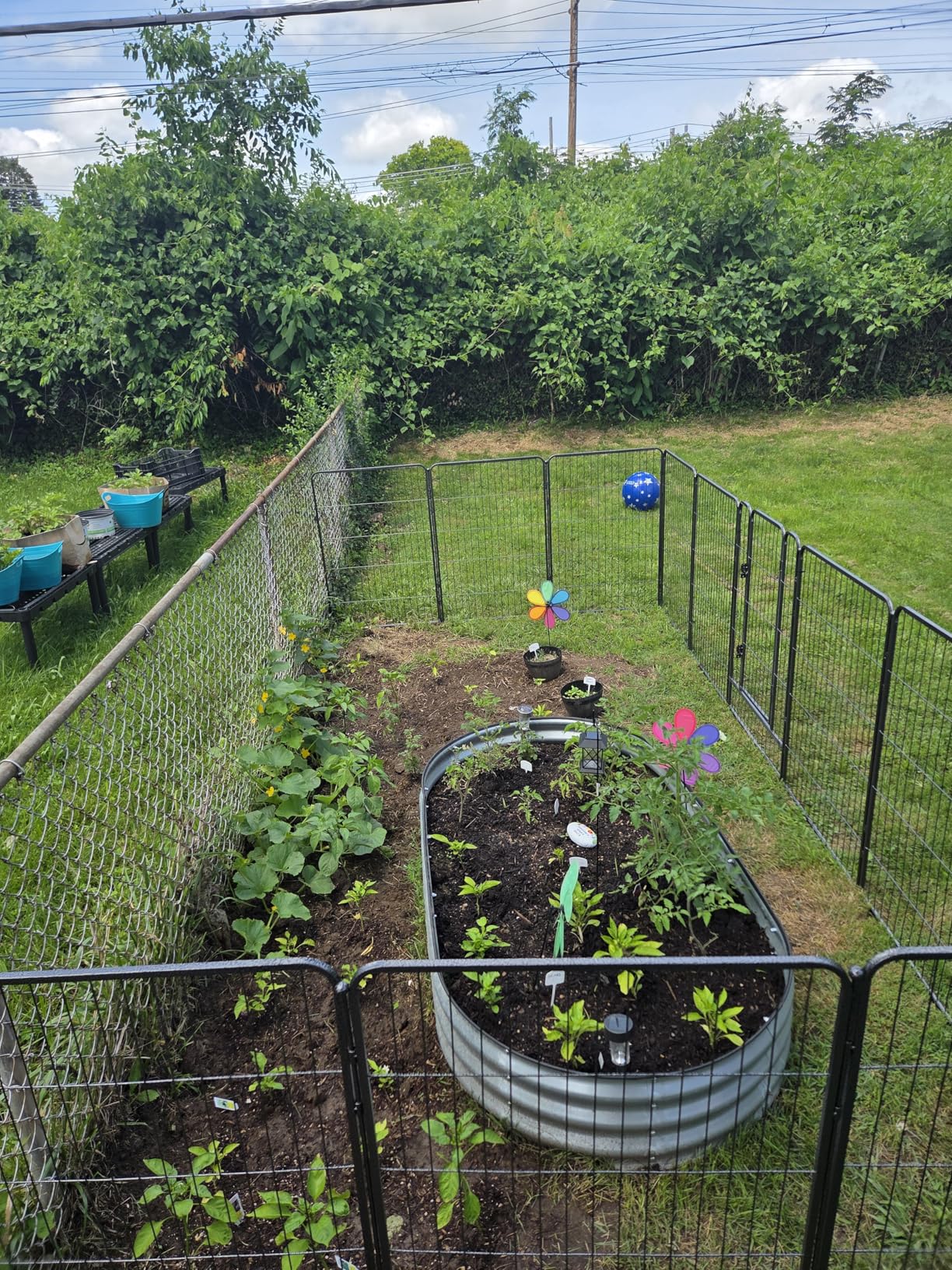 No-Dig Decorative Fence