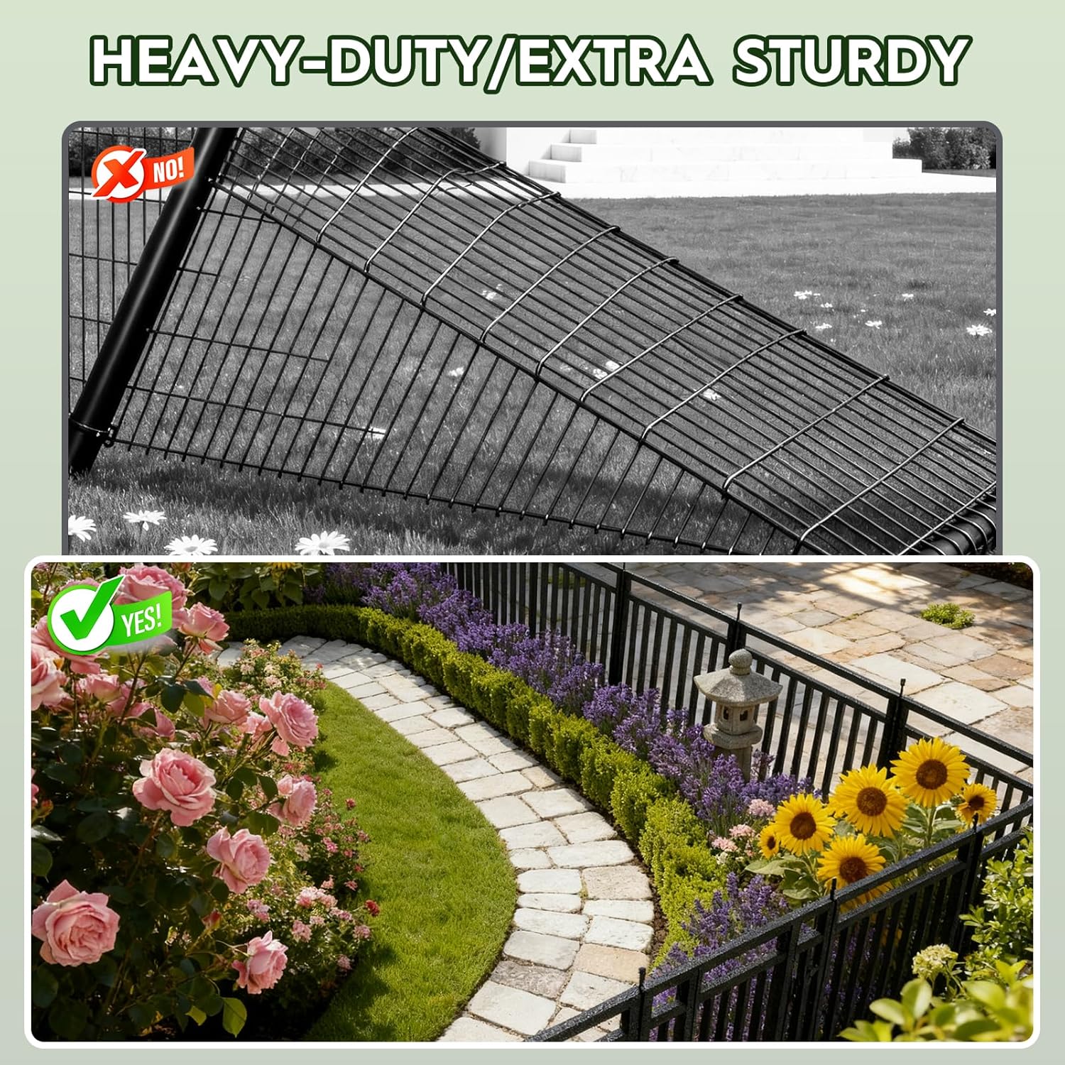 Secure Garden Fence