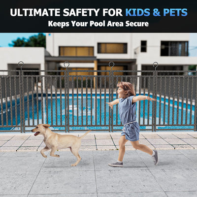No-dig Pool Secure Fence