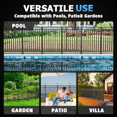 No-dig Pool Secure Fence